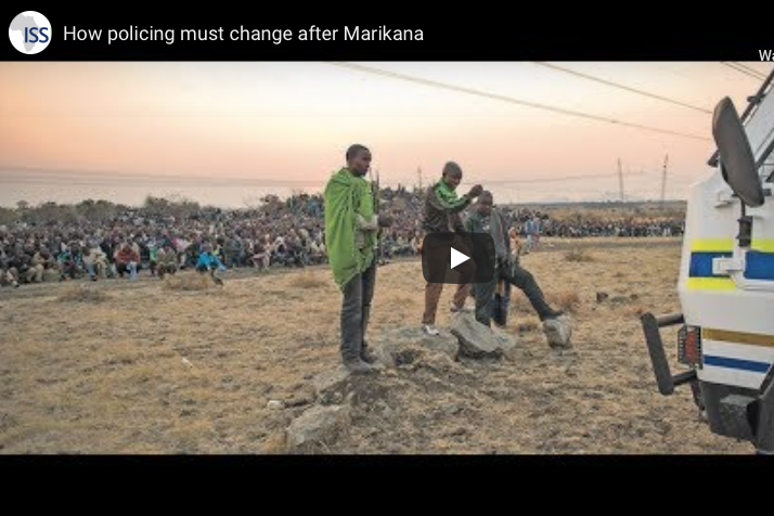 How policing must change after Marikana: Cover image for the recording of the event
