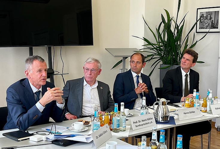Panel: Enlightening exchange with former German Federal President Prof Horst Köhler