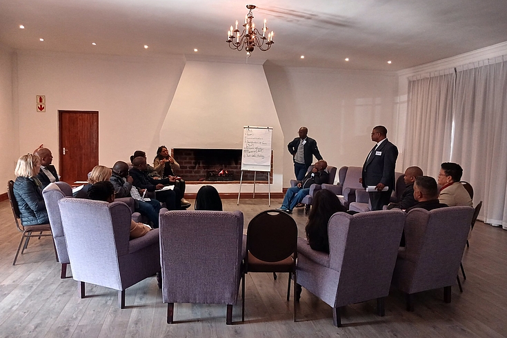 Circle: Small group work on institutional cooperation in the Western Cape and the Eastern Cape