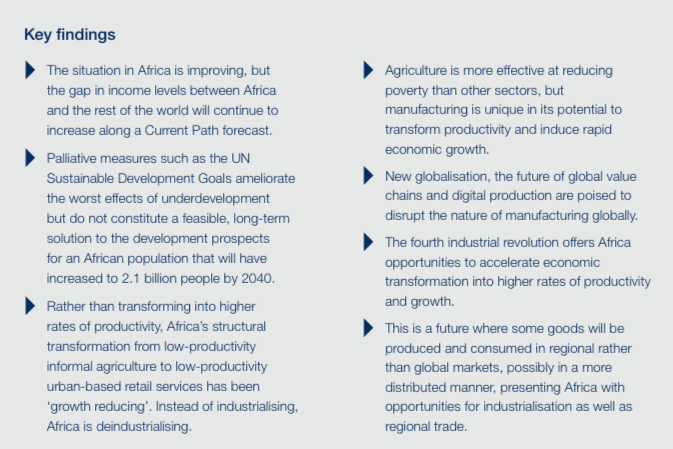 "Made in Africa" - key findings