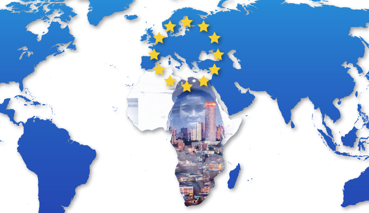 image of continents:The important 6th EU-AU Summit takes place 17/18 February 2022