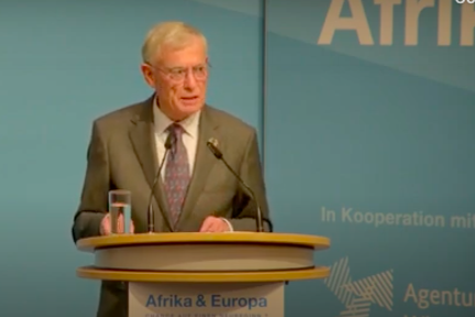 An emphatic speech: former Federal President Prof. Horst Köhler 