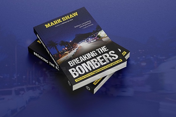 Book pile: "Breaking the Bombers" - the book launched at the event