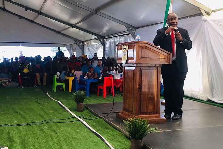 President Cyril Ramaphosa praised partner organisations and reflected on the need to enhance the support for Early Childhood Development in South Africa