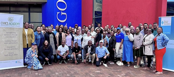 Group: Participants, organisers and facilitators at the workshop in Johannesburg