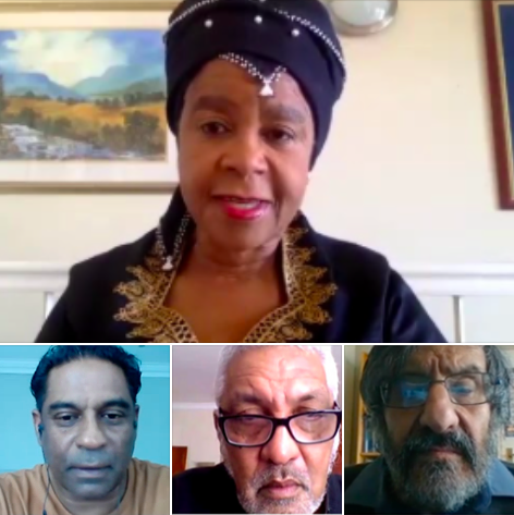 Dr Mamphela Ramphele, Lawson Naidoo, Father Peter-John Pearson, Prof Steven Friedman